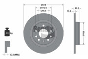 BDS1181 Brzdový kotouč BENDIX Braking
