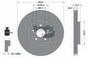BDS1167HC Brzdový kotouč BENDIX Braking