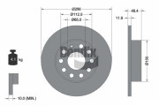 BDS1049 Brzdový kotouč BENDIX Braking