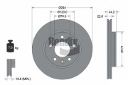 BDS1081 Brzdový kotouč BENDIX Braking