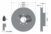 BDS1545LHC Brzdový kotouč BENDIX Braking