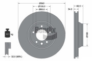BDS1546RHC Brzdový kotouč BENDIX Braking