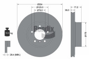 BDS1087HC Brzdový kotouč BENDIX Braking