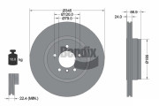 BDS2231 Brzdový kotouč BENDIX Braking