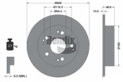 BDS1916 Brzdový kotouč BENDIX Braking
