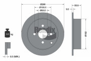 BDS1650 Brzdový kotouč BENDIX Braking