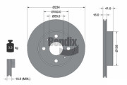 BDS2036 Brzdový kotouč BENDIX Braking