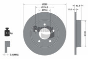 BDS1656 Brzdový kotouč BENDIX Braking
