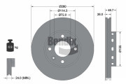 BDS2031 Brzdový kotouč BENDIX Braking