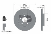 BDS1119 Brzdový kotouč BENDIX Braking