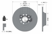 BDS1166 Brzdový kotouč BENDIX Braking