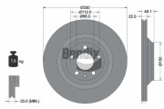 BDS1655 Brzdový kotouč BENDIX Braking