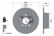BDS1153 Brzdový kotouč BENDIX Braking