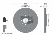 BDS1097 Brzdový kotouč BENDIX Braking