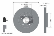 BDS1114 Brzdový kotouč BENDIX Braking