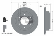 BDS1395 Brzdový kotouč BENDIX Braking