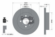 BDS1252 Brzdový kotouč BENDIX Braking