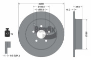 BDS1648 Brzdový kotouč BENDIX Braking