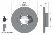 BDS1373 Brzdový kotouč BENDIX Braking