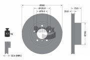 BDS1098HC Brzdový kotouč BENDIX Braking