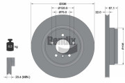 BDS1345HC Brzdový kotouč BENDIX Braking