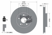 BDS1756 Brzdový kotouč BENDIX Braking