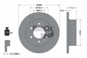 BDS1075 Brzdový kotouč BENDIX Braking