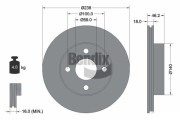 BDS1517 Brzdový kotouč BENDIX Braking