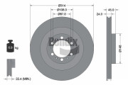 BDS1480 Brzdový kotouč BENDIX Braking