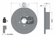 BDS1768 Brzdový kotouč BENDIX Braking