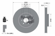 BDS1513 Brzdový kotouč BENDIX Braking