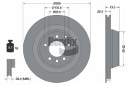 BDS1491 Brzdový kotouč BENDIX Braking
