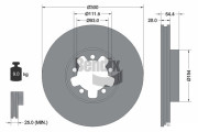 BDS1288 Brzdový kotouč BENDIX Braking
