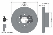 BDS1158 Brzdový kotouč BENDIX Braking
