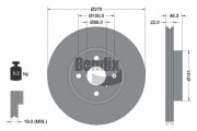 BDS1527 Brzdový kotouč BENDIX Braking