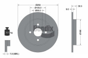BDS1524 Brzdový kotouč BENDIX Braking
