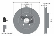BDS1372 Brzdový kotouč BENDIX Braking