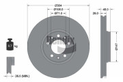 BDS1019 Brzdový kotouč BENDIX Braking