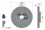 BDS1448 Brzdový kotouč BENDIX Braking