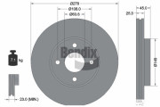 BDS2223 Brzdový kotouč BENDIX Braking