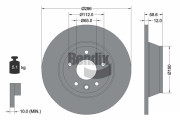 BDS1727 Brzdový kotouč BENDIX Braking