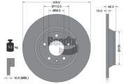 BDS1973 Brzdový kotouč BENDIX Braking