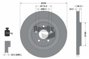 BDS1762 Brzdový kotouč BENDIX Braking