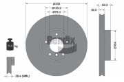 BDS1320HC Brzdový kotouč BENDIX Braking