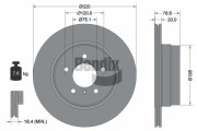 BDS1318 Brzdový kotouč BENDIX Braking