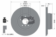 BDS1720HC Brzdový kotouč BENDIX Braking