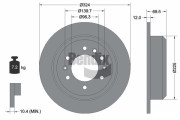 BDS2098 Brzdový kotouč BENDIX Braking
