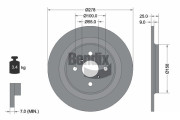 BDS1376 Brzdový kotouč BENDIX Braking