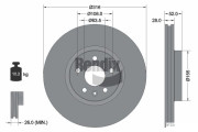 BDS1429HC Brzdový kotouč BENDIX Braking
