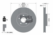 BDS1822HC Brzdový kotouč BENDIX Braking